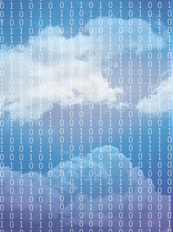 Code Image of clouds and code